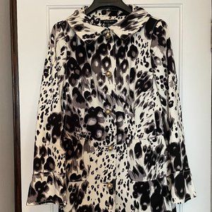Etcetera Black & Off White Jacket - Size 2